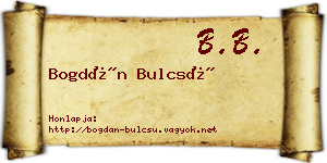 Bogdán Bulcsú névjegykártya